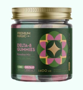 Delta-8 Gummies Gold Paradise Mix – 1400MG